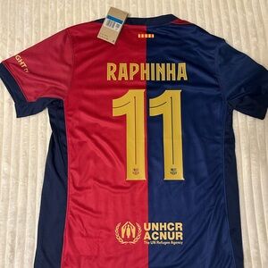 Nike Red and Blue Men's Jersey